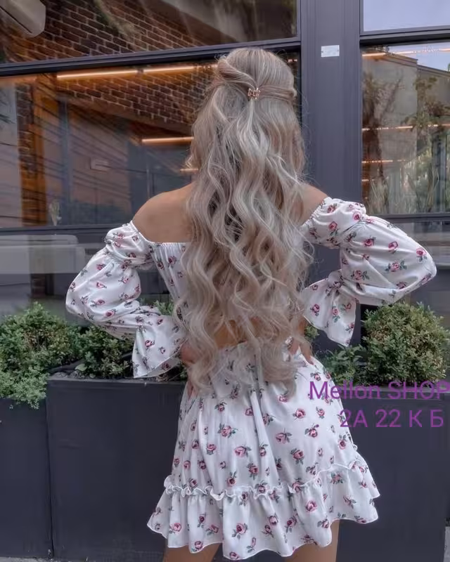 Летние цветочные женские костюмы двойки