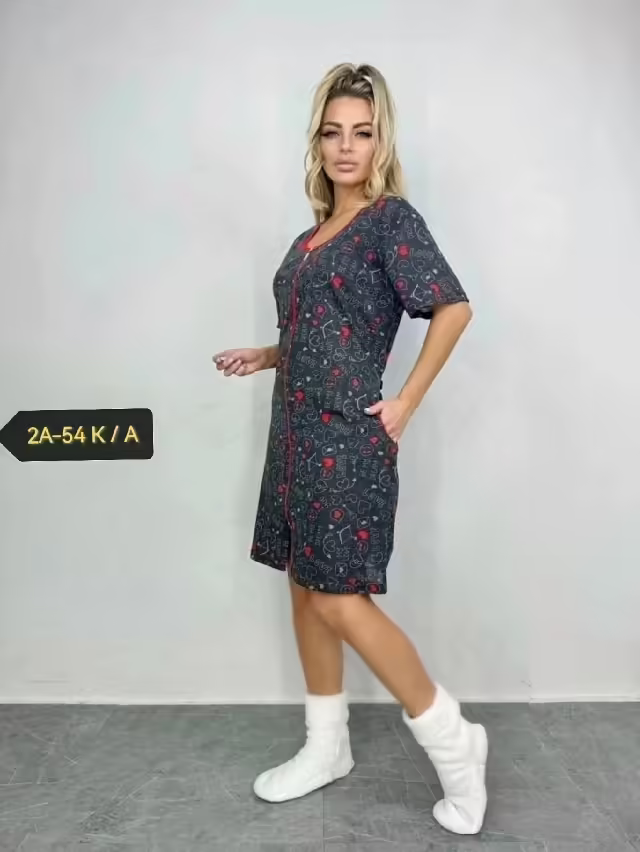 Хлопковые женские халаты