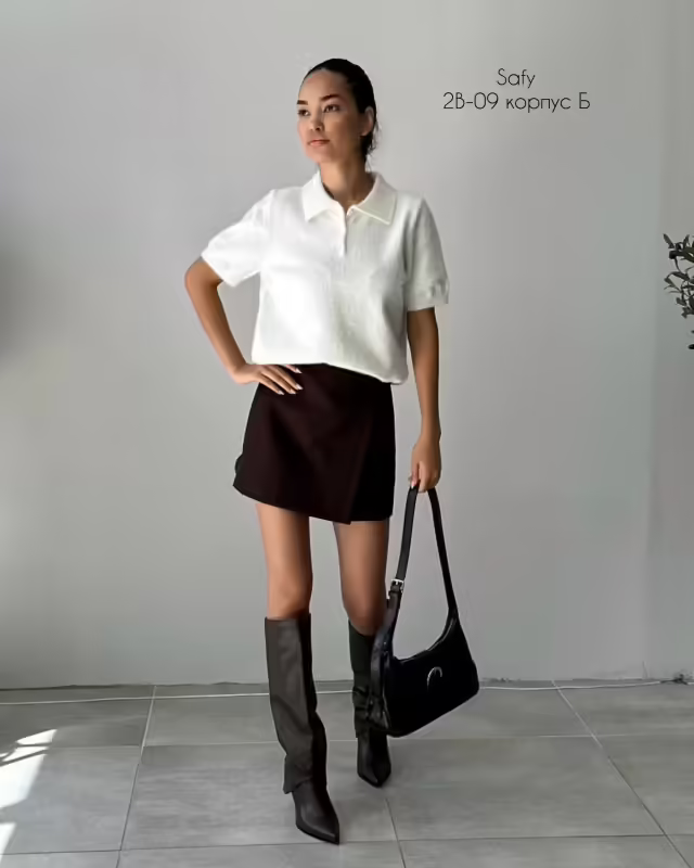 Женские юбки мини на запах