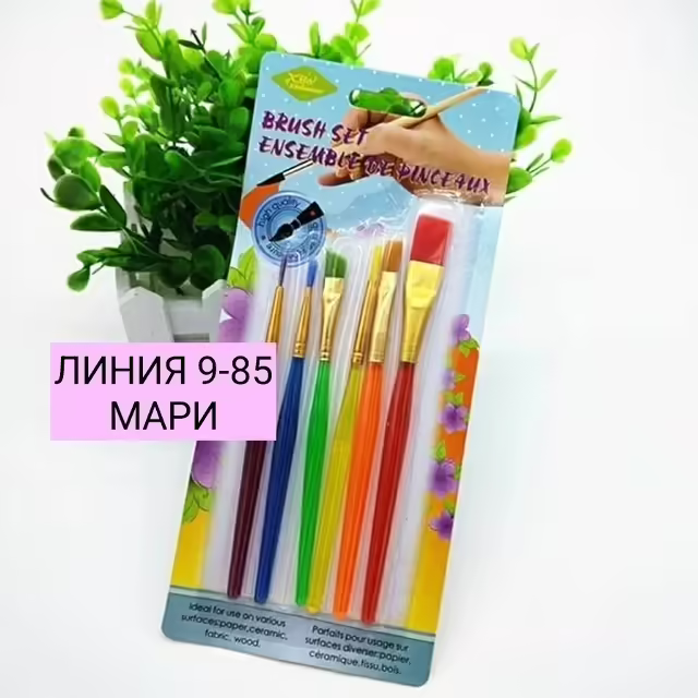 Кисти 6 шт