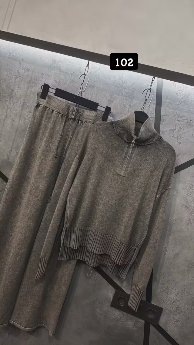 Вязаные женские костюмы
