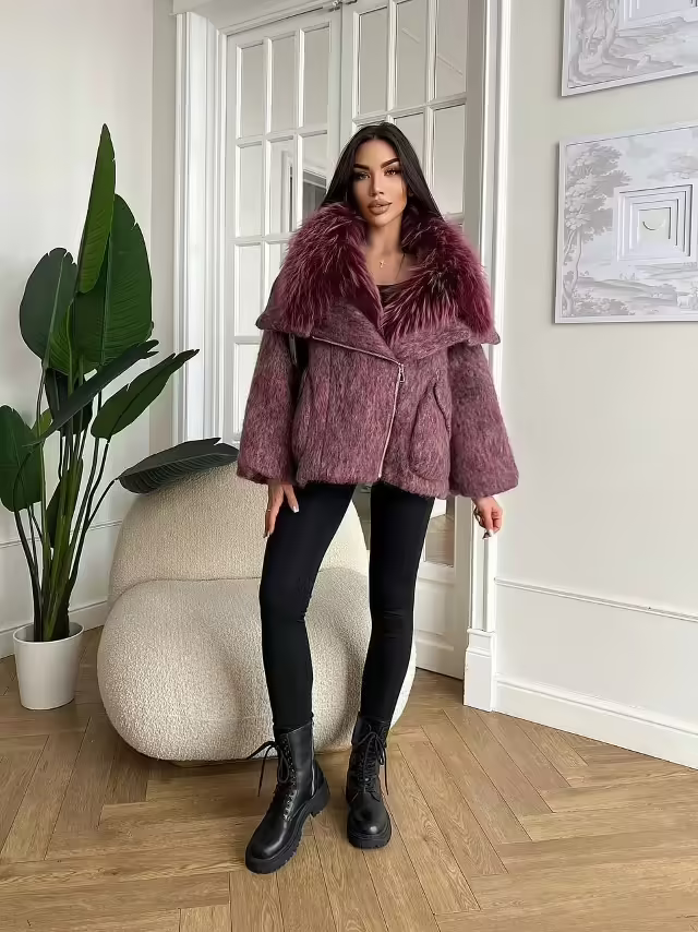 Бомбические женские куртки с мехом max