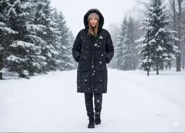 Невероятные зимние стильные женские куртки adid@s