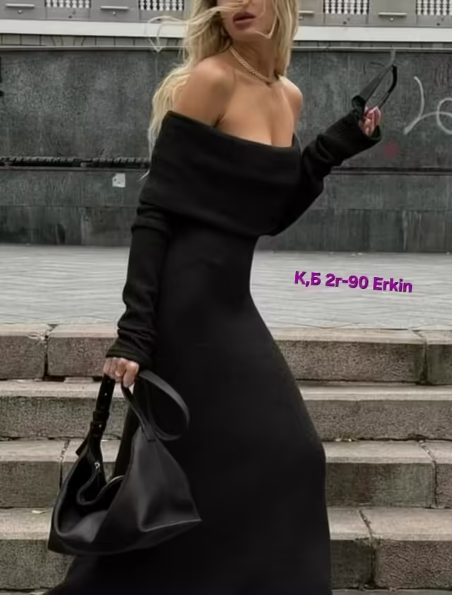 Женские платья с открытыми плечами