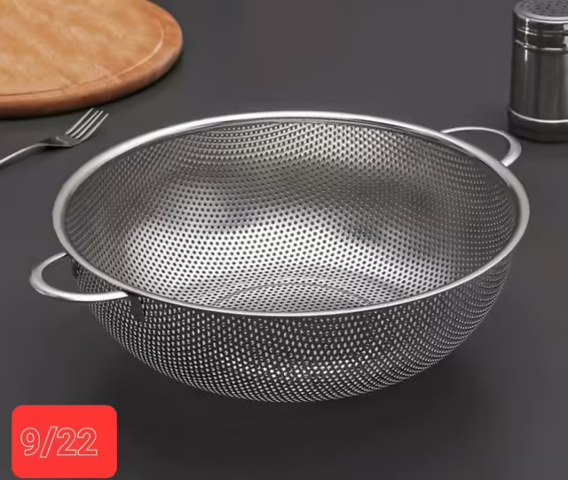 Металлические дуршлаги
