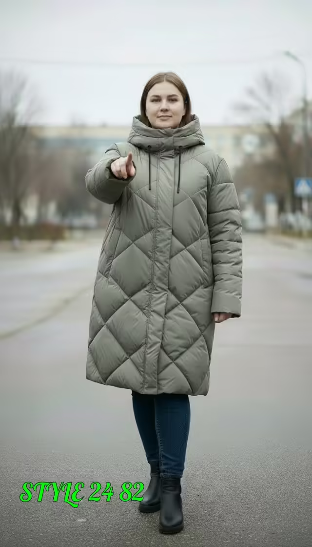 Зимние женские куртки великаны