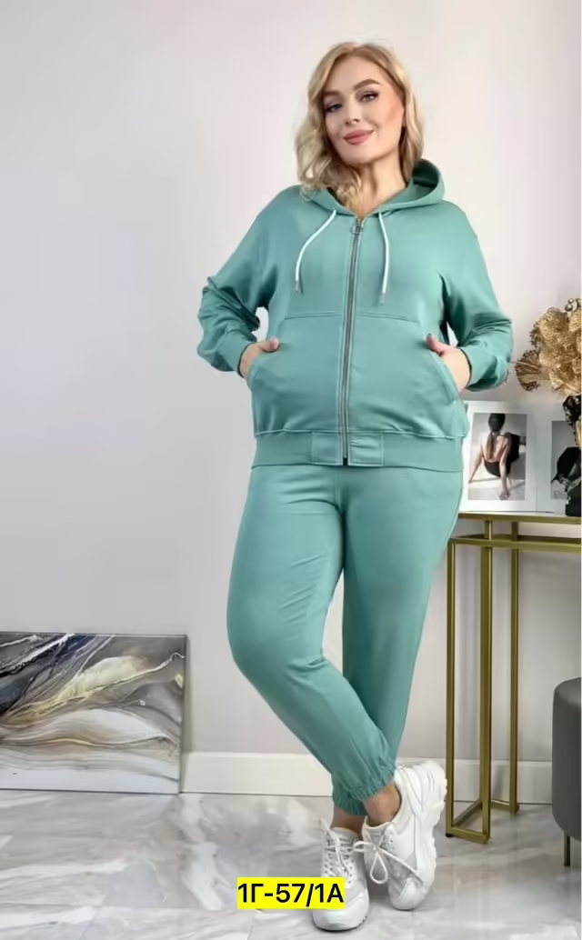Хлопковые спортивные женские костюмы