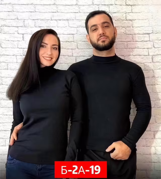 Хлопковые мужские водолазки