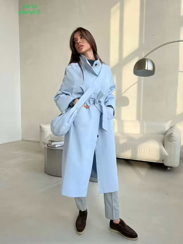 Хлопковые женские тренчи
