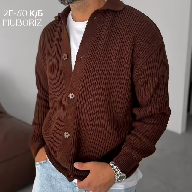 Вязаные мужские кофты
