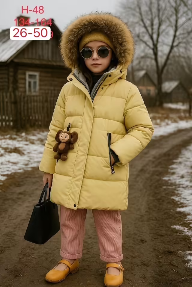 Мембранные зимние детские куртки