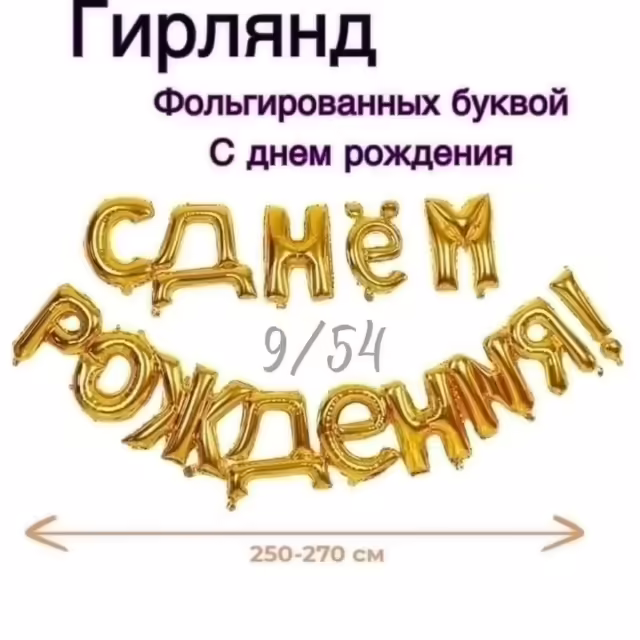 Фольгированные воздушные шары «с днём рождения»