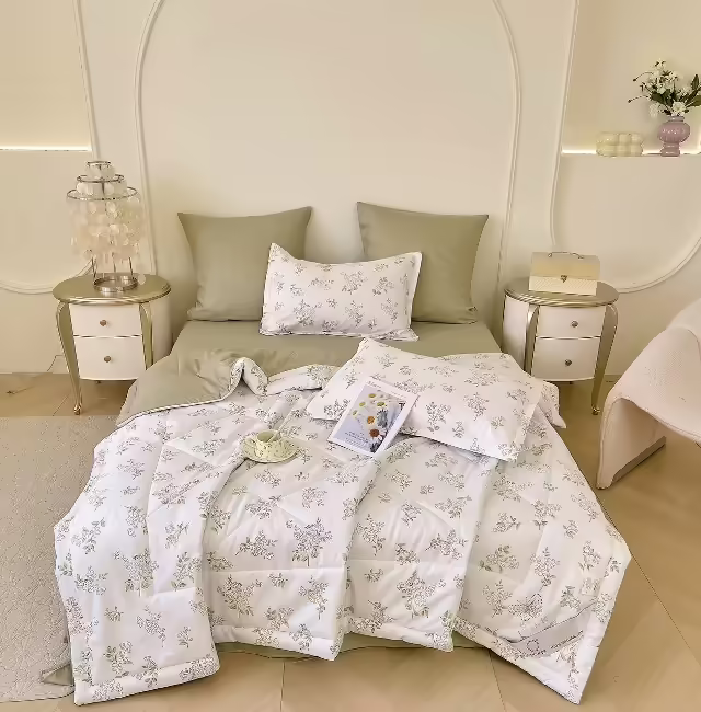 Постельное бельё с готовым одеялом