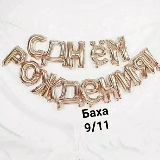 Воздушные шары «с днём рождения»