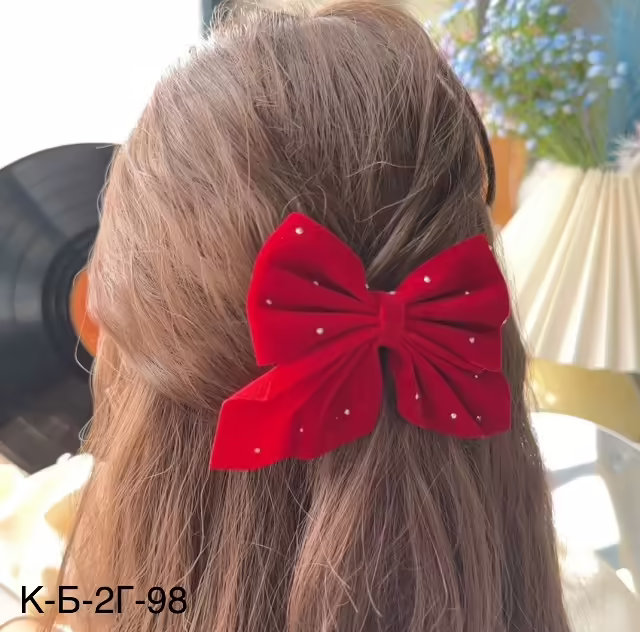 Бархатные заколки