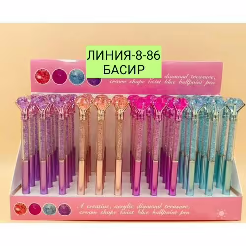 Гелевые ручки микс со стразами