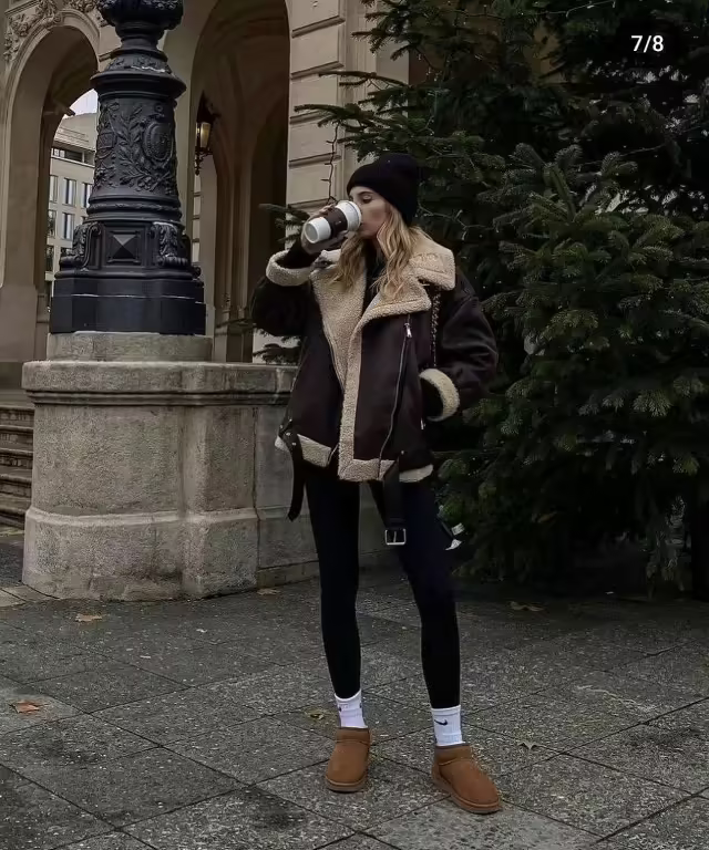 Осенние зимние женские дублёнки