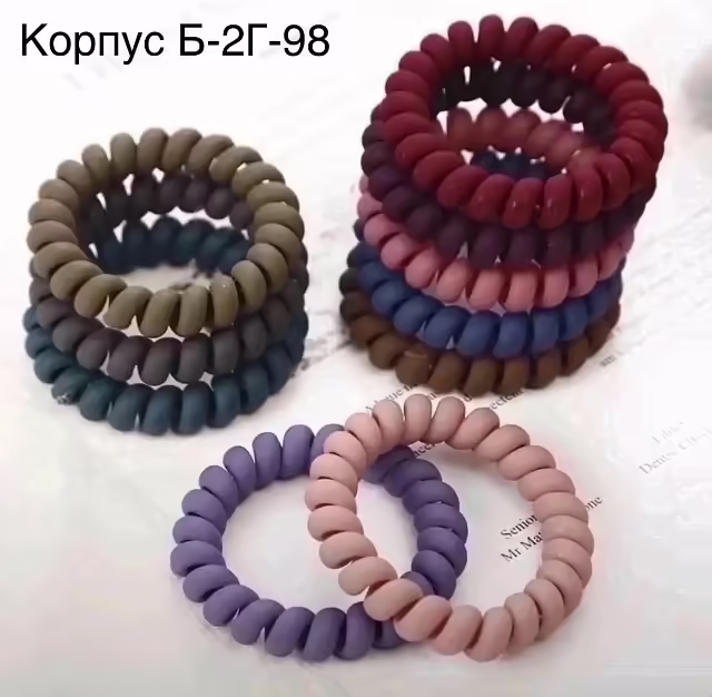 Матовые резинки для волос