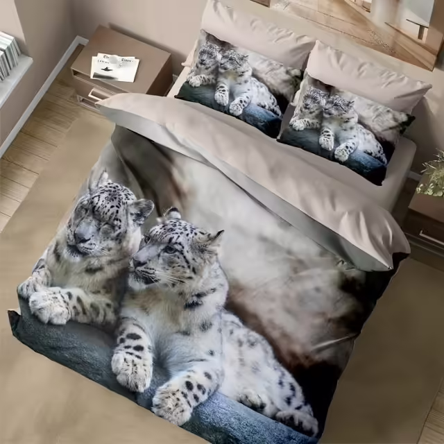 Постельное роскошные бельё с принтом 3d