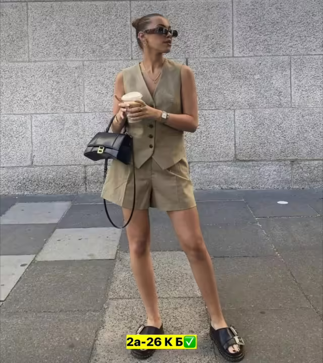 Льняные женские костюмы двойки