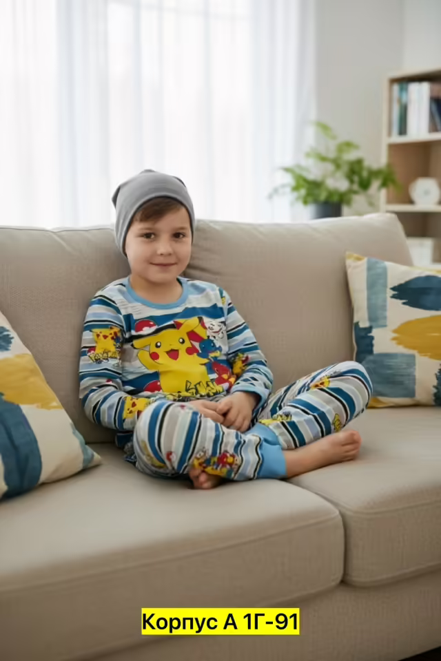 Хлопковые детские пижамы