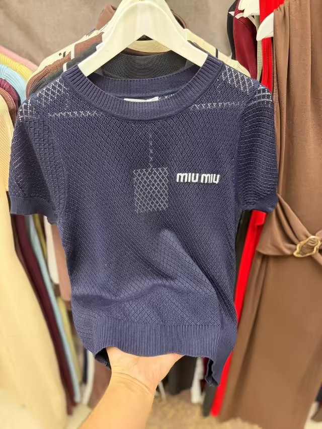 Женские футболки miu mi@. фото 2