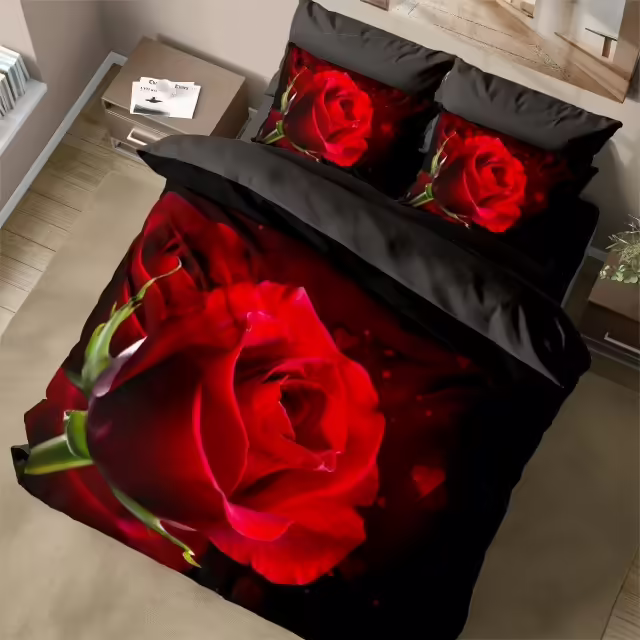 Постельное роскошные бельё с принтом 3d