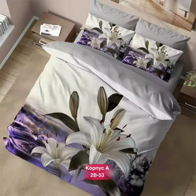 Постельное роскошные бельё с принтом 3d