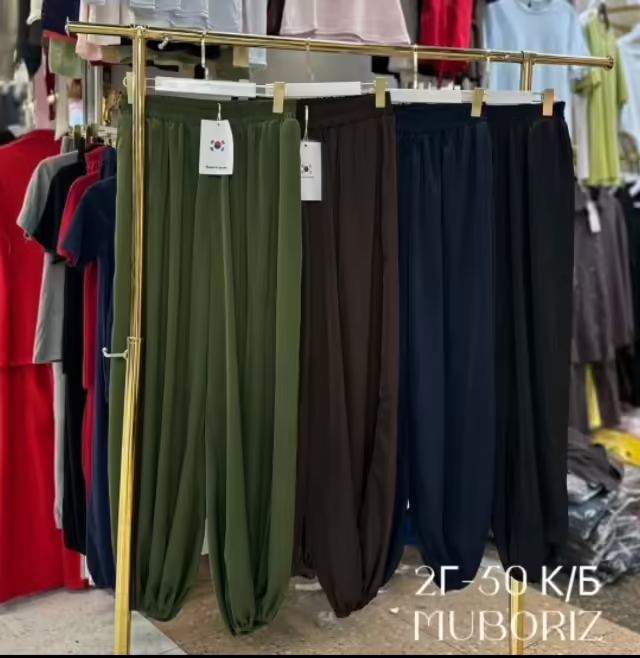 Воздушные лёгкие женские штаны. фото 2