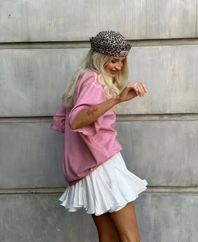 Женские юбки с шортами в двух расцветках. фото 3