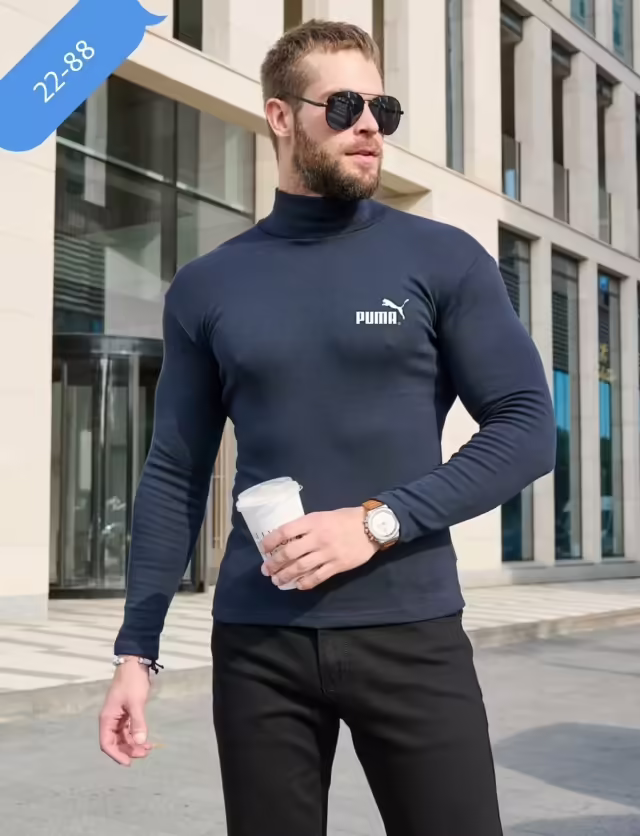 Мужские водолазки на флисе