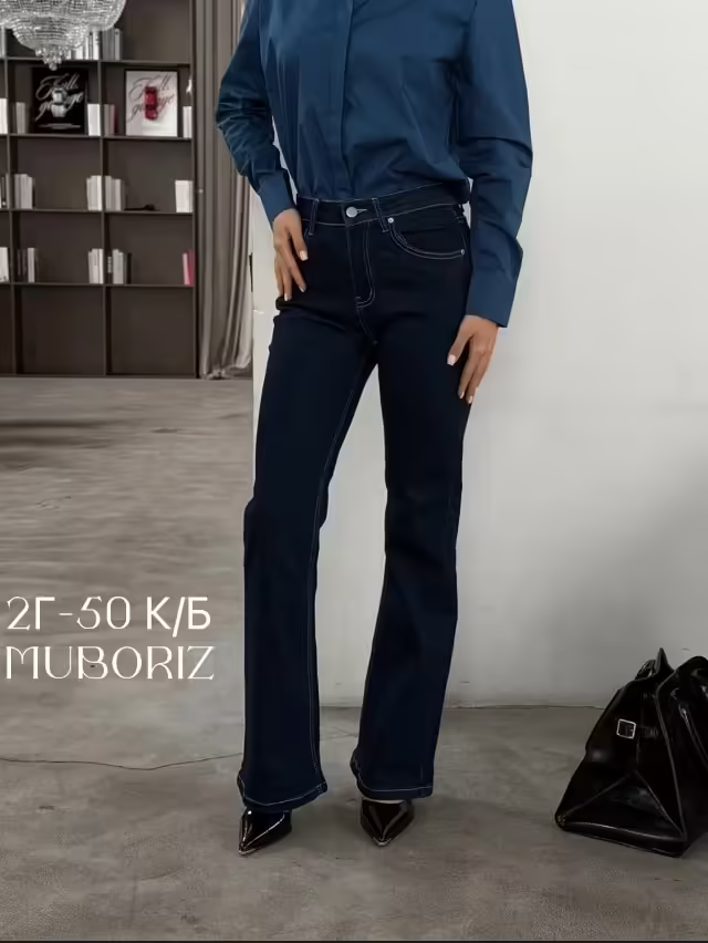 Классические женские брюки с высокой посадкой