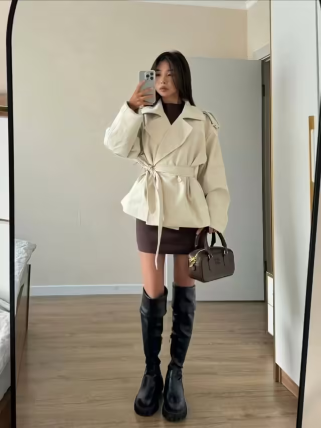 Весенние стильные женские тренчи
