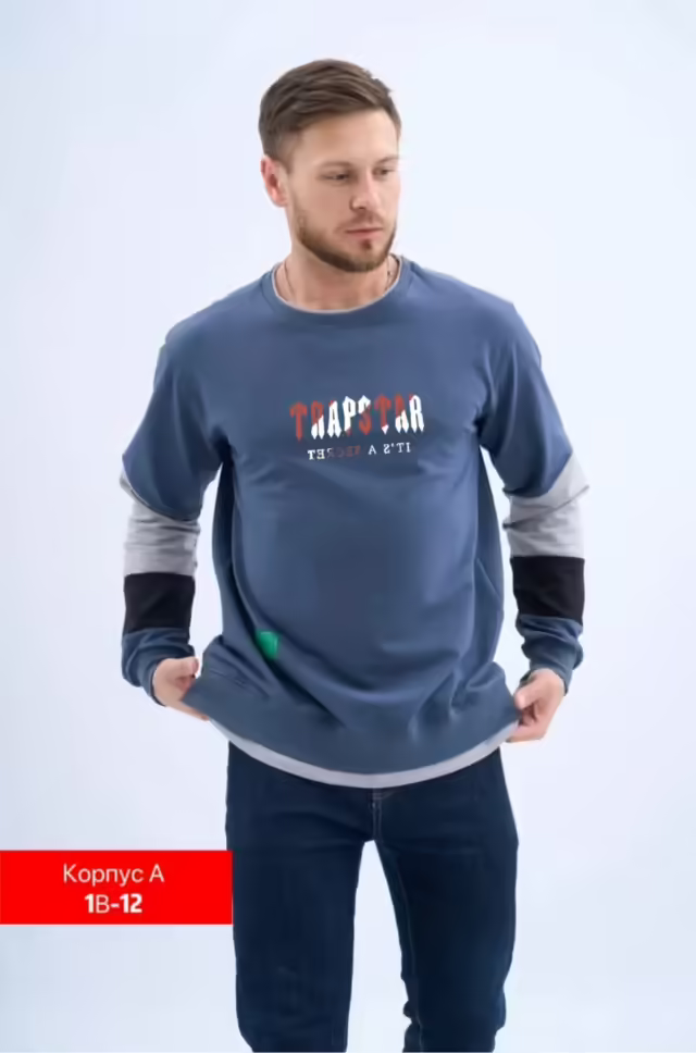 Хлопковые мужские свитшоты