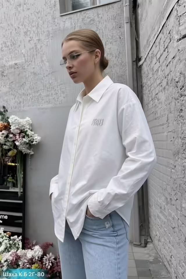 Однотонные женские рубашки. фото 2