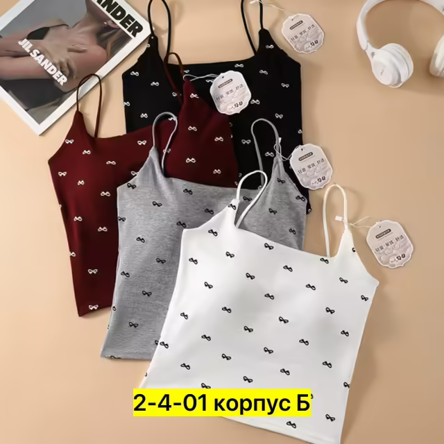 Хлопковые женские топы. фото 2