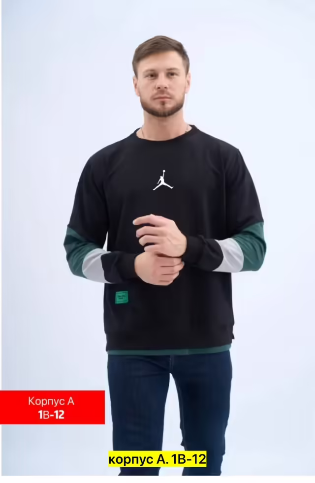 Хлопковые мужские свитшоты