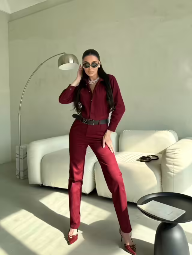 Джинсовые женские комбинезоны