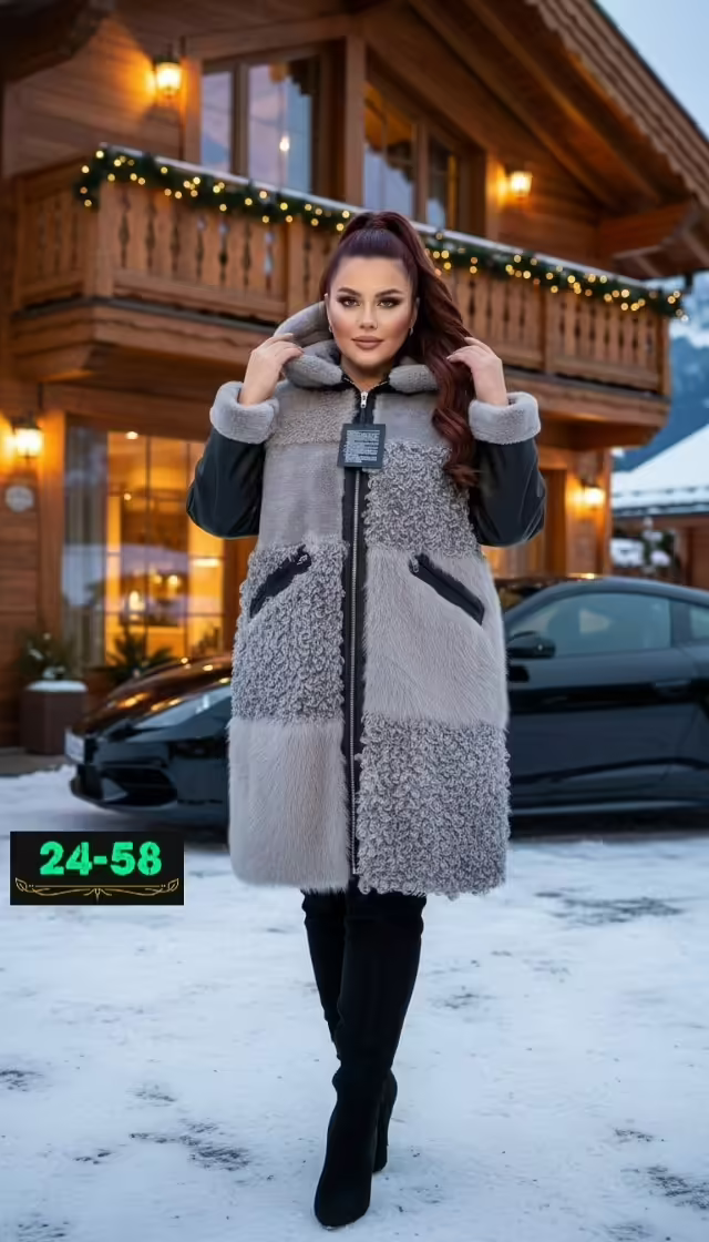 Женские шубы с мехом. фото 3