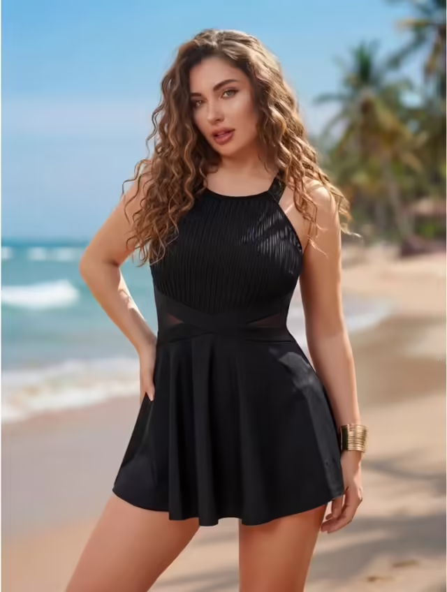 Слитные женские купальники