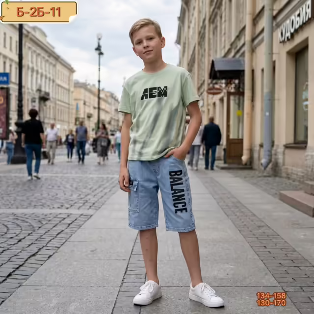 Джинсовые детские костюмы