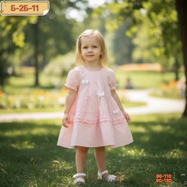 Хлопковые детские платья
