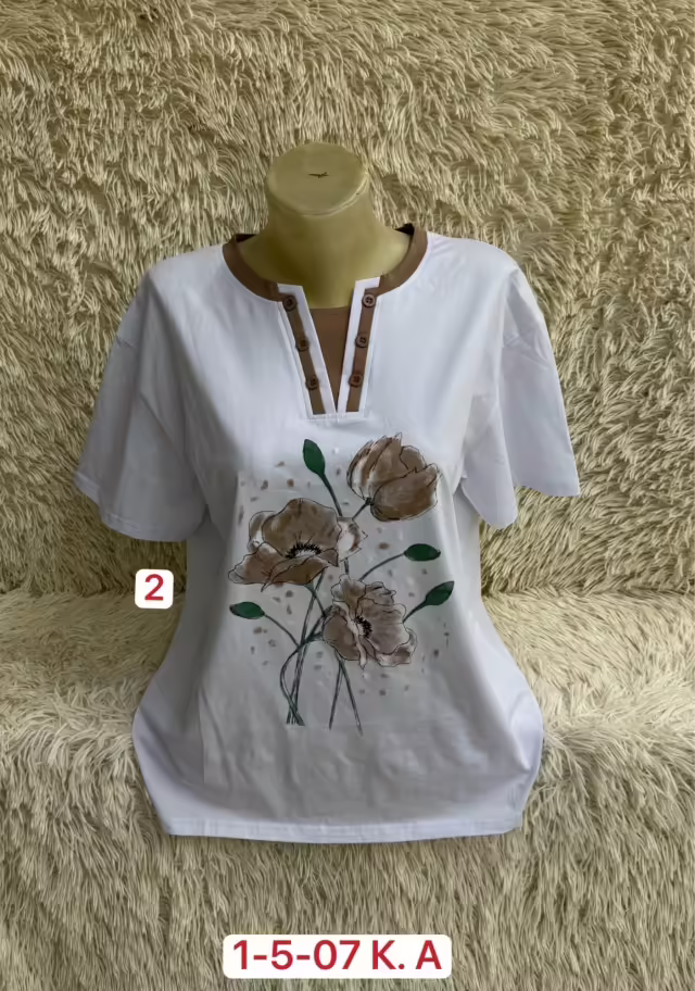 Хлопковые женские футболки. фото 3