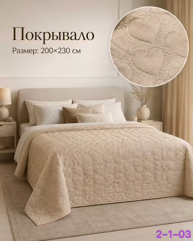 Стёганые покрывала с узором. фото 3