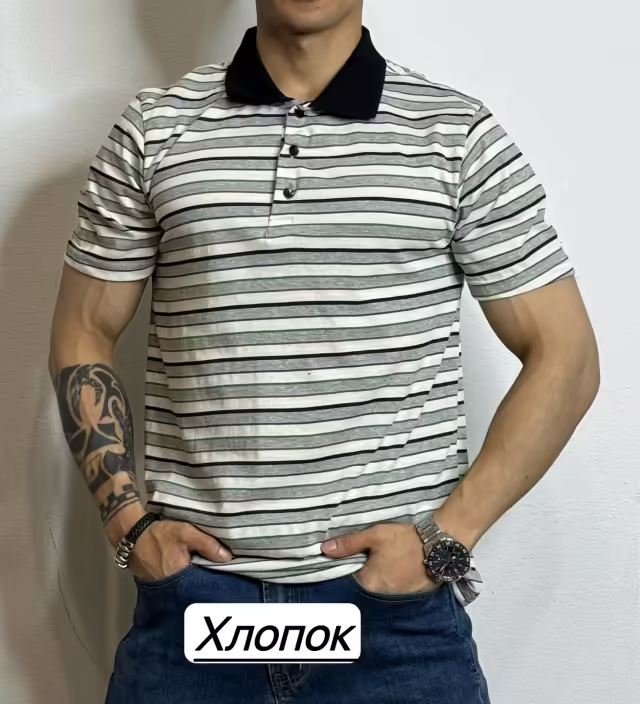 Хлопковые мужские футболки