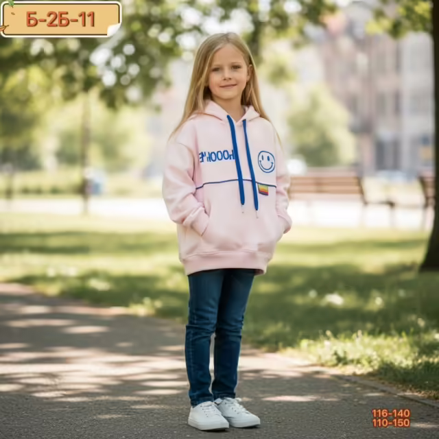 Хлопковые детские толстовки