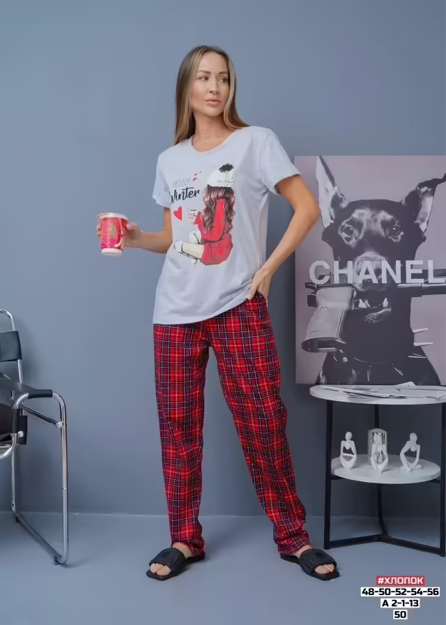 Женские пижамы со штанами