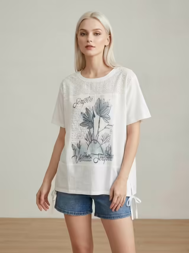 Хлопковые женские футболки