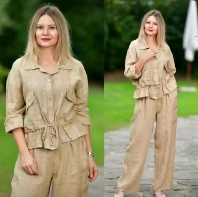 Льняные женские костюмы