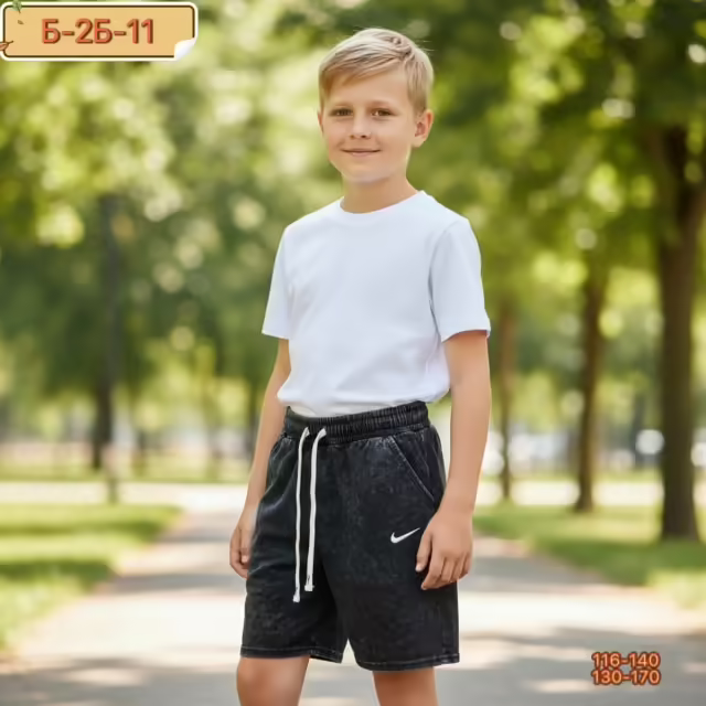 Хлопковые детские шорты. фото 2
